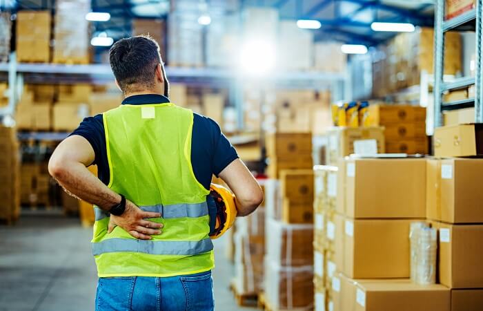 Lower back pain in workers safety tips