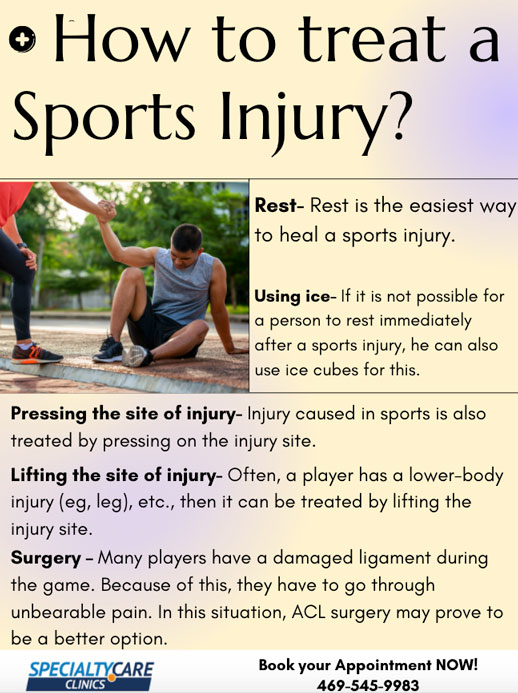 How to Treat Sports Injury?